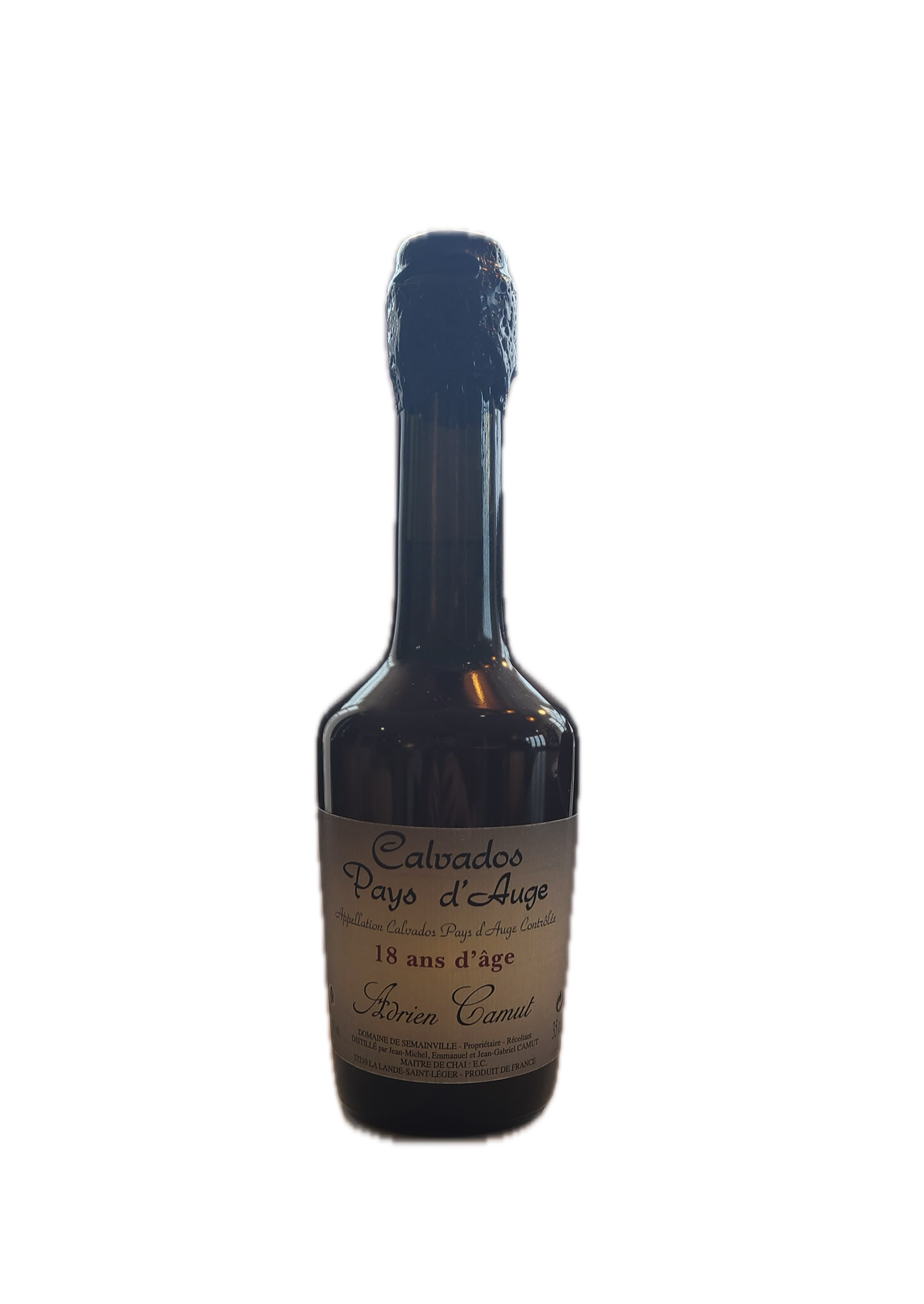 CALVADOS AOC Pays d'Auge 18 ans Prestige Camut 42% Adrien Camut