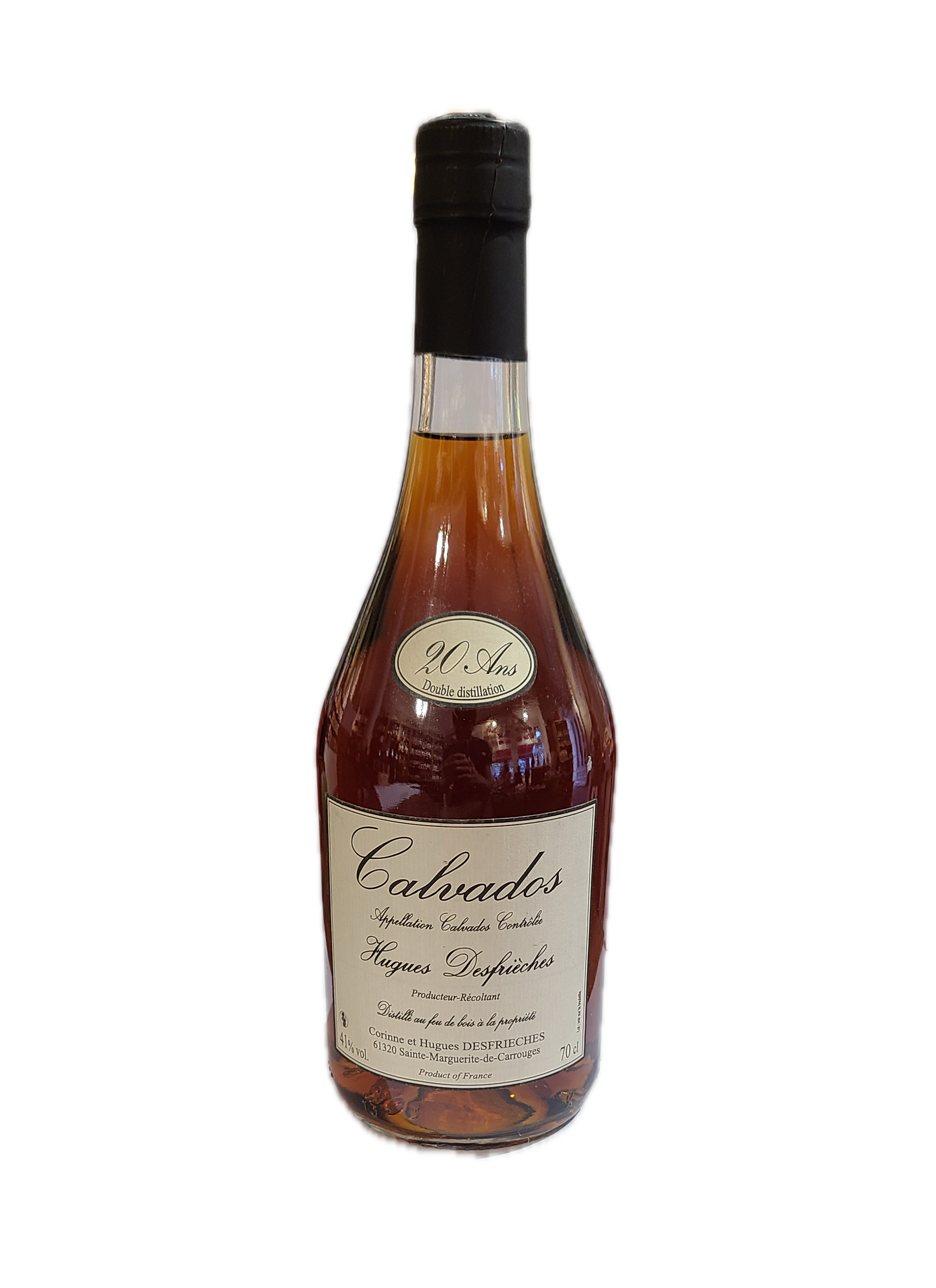 Calvados AOP - 20 ans double distillation - Hugues Desfrièches Hugues Desfrièches