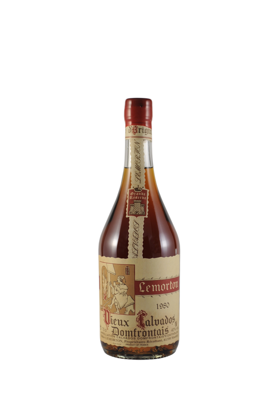 Calvados Dider LEMORTIN - 1969 - Calvados AOC Domfrontais 40%