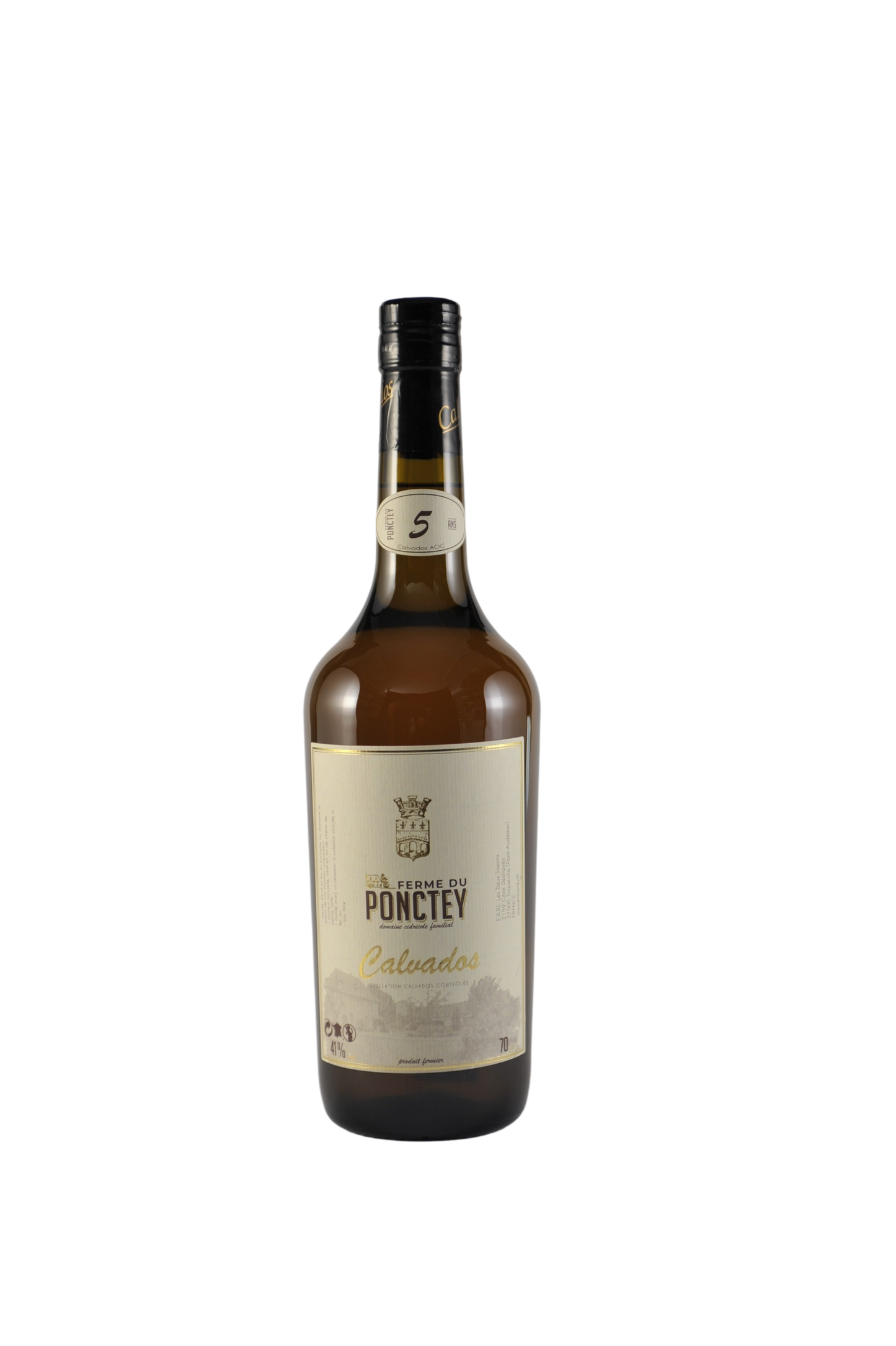 Calvados AOP 5 ans 41% - Ferme du Ponctey - 70cl Ferme du Ponctey