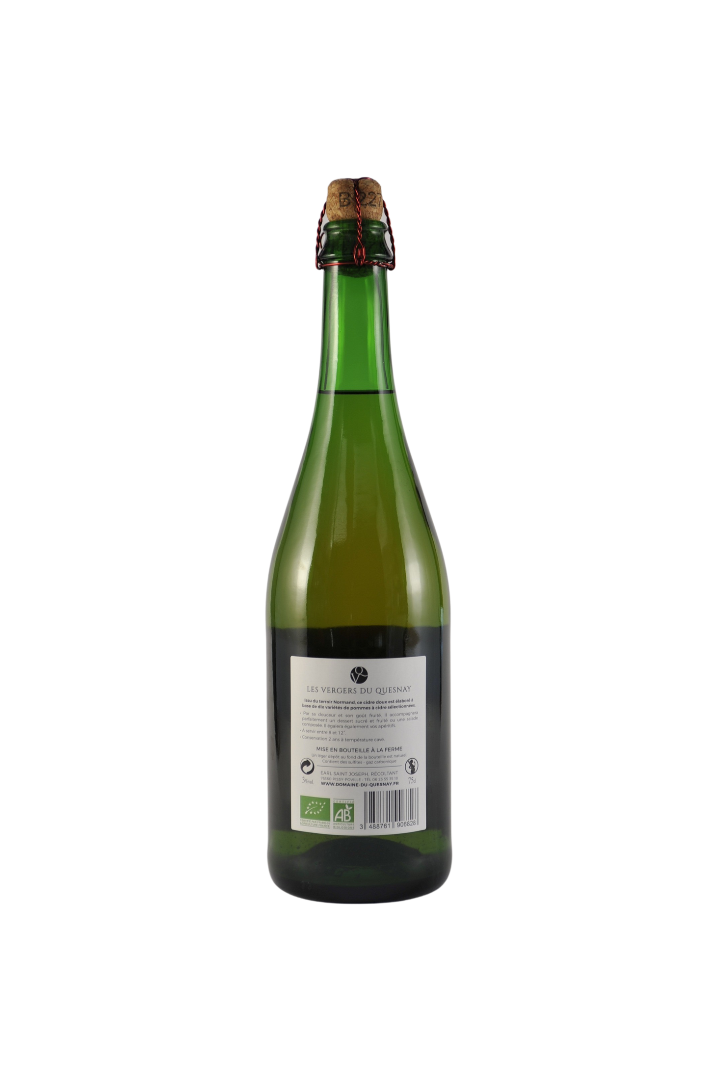 Cidre Doux BIO Les Vergers du Quesnay