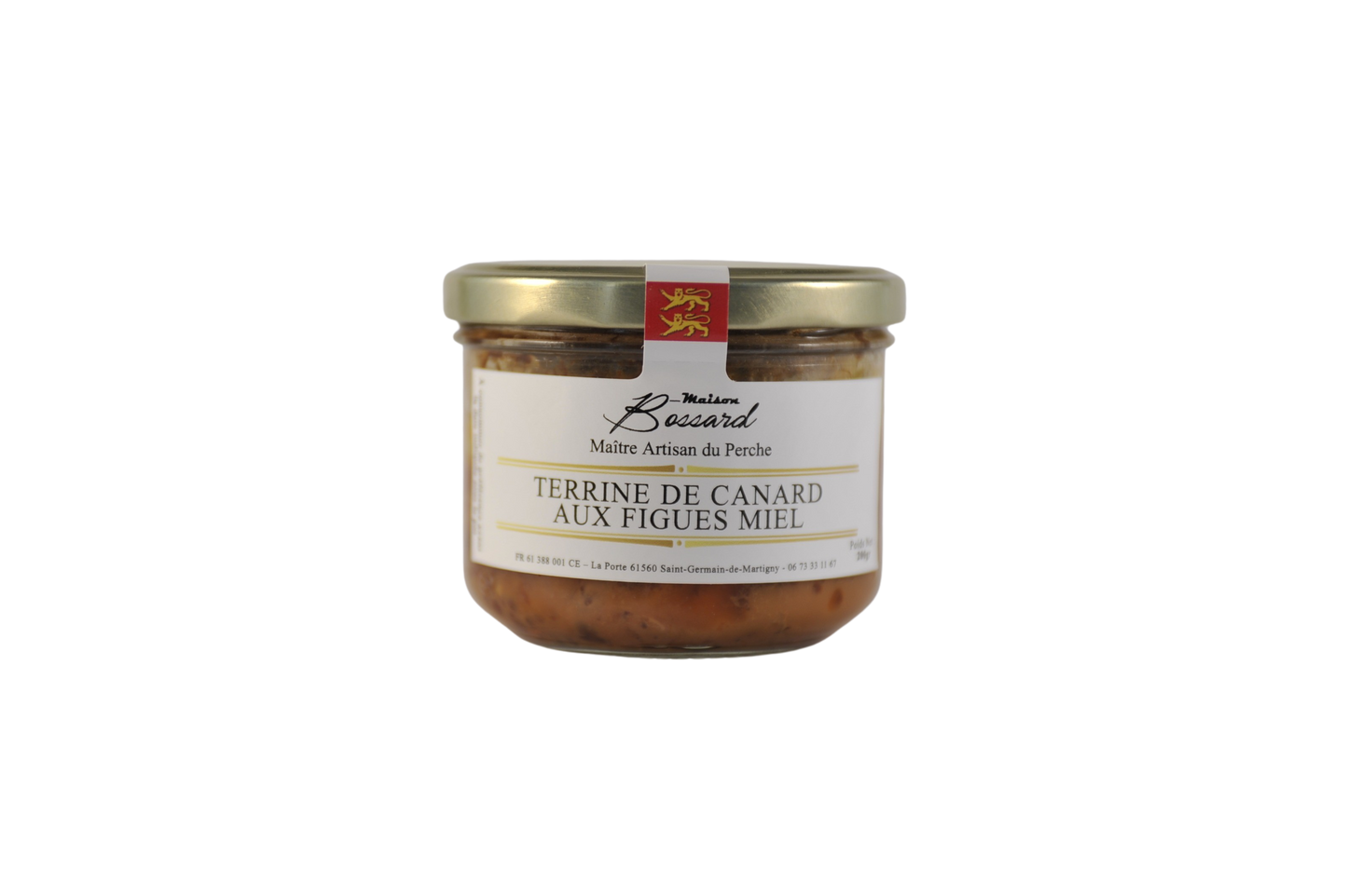 Terrine de Canard aux figues Miel - 200g - Maison Bossard Maison Bossard