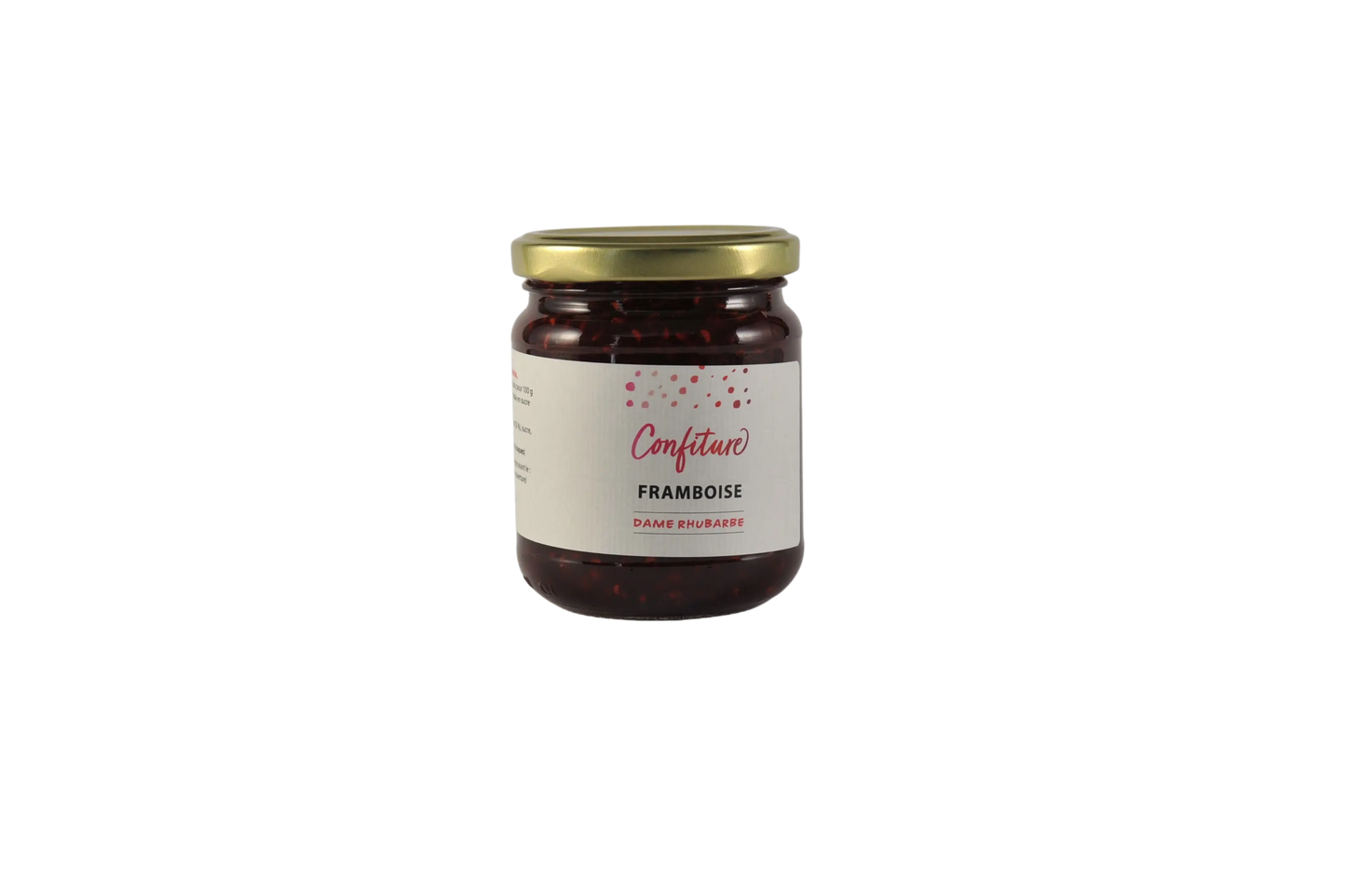 Framboise Confiture Dame Rhubarbe