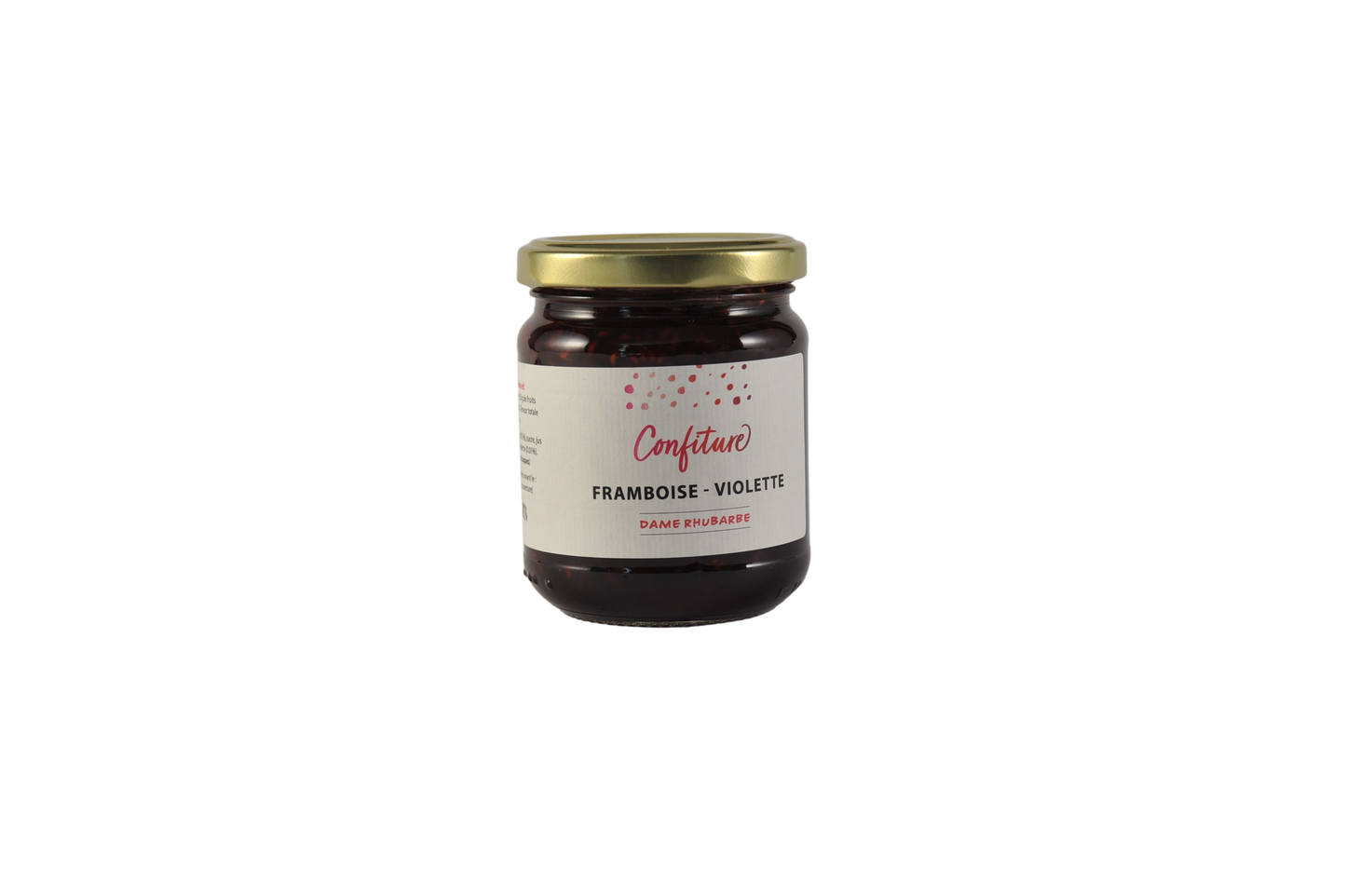 Framboise violette - Confiture 250g - Dame Rhubarbe Dame Rhubarbe