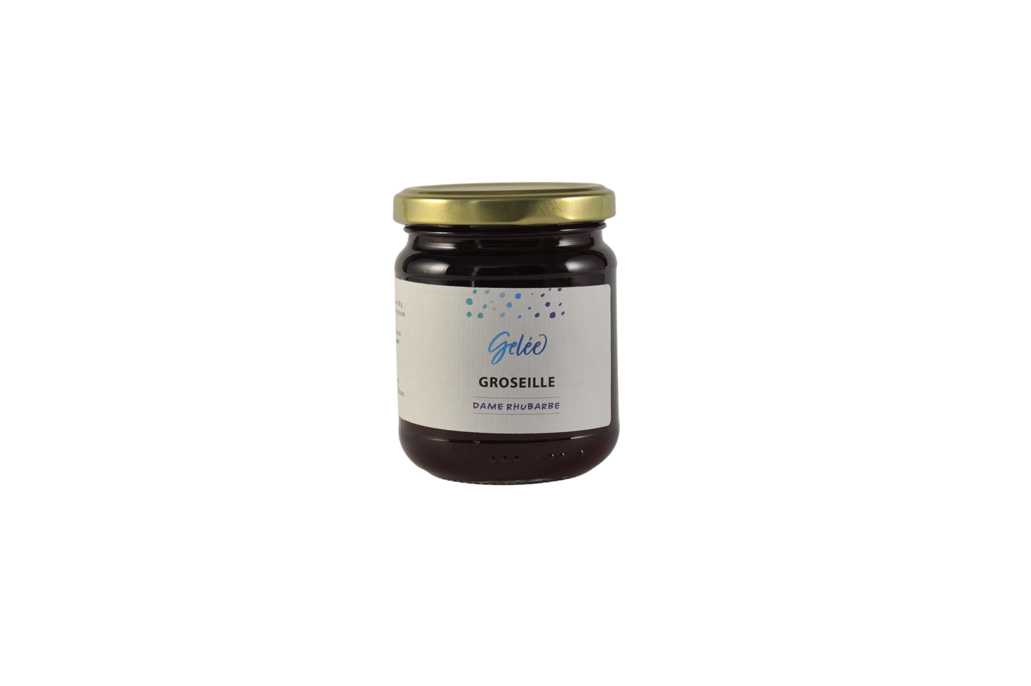 Groseille - Confiture 250g - Dame Rhubarbe Dame Rhubarbe
