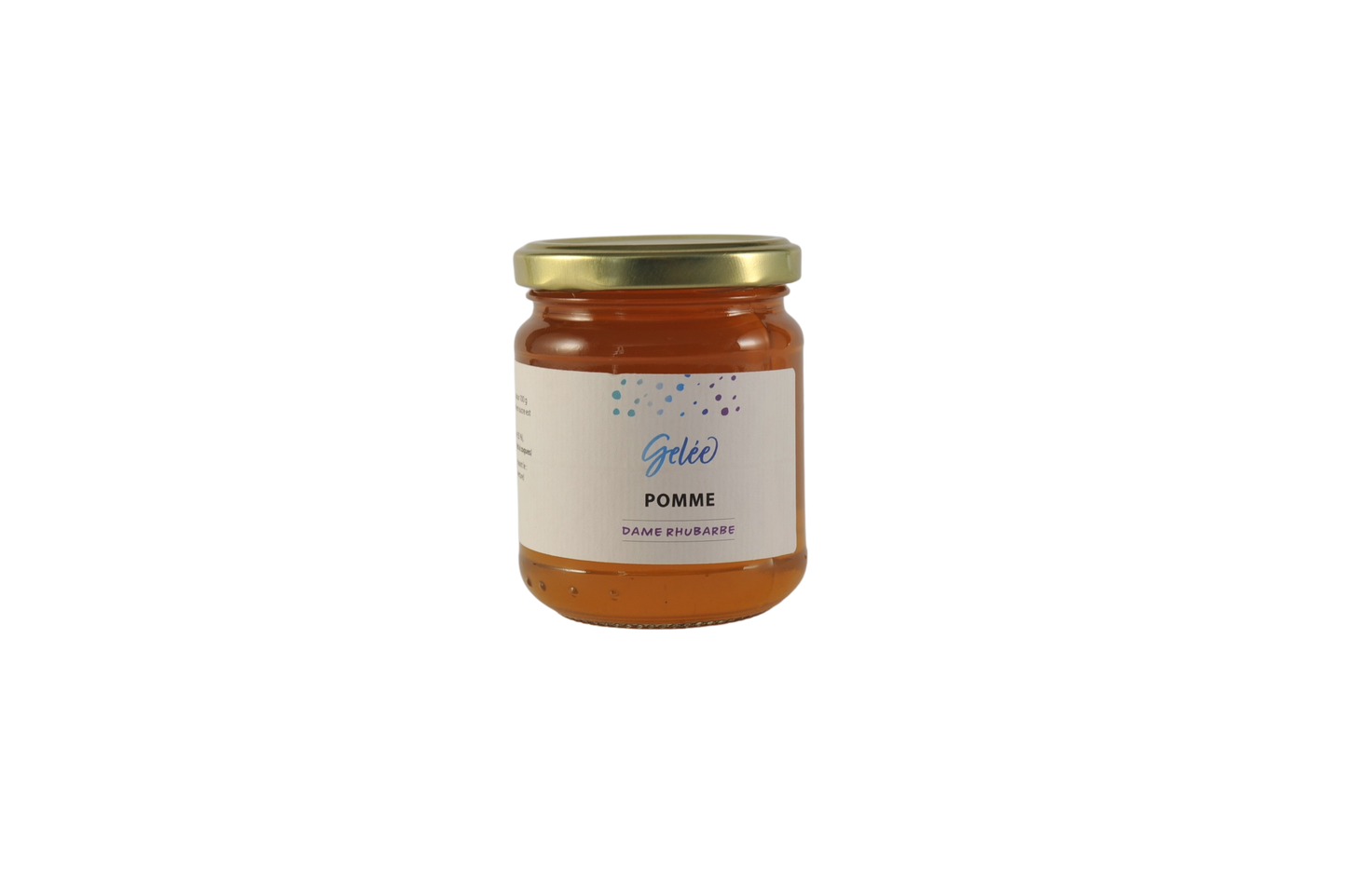 Pomme - Confiture 250g - Dame Rhubarbe Dame Rhubarbe