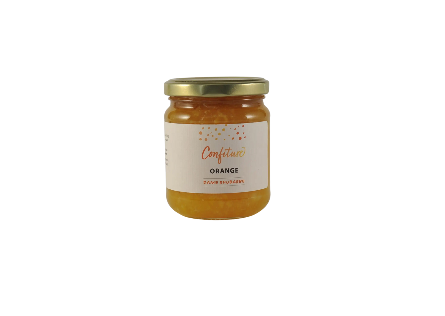 Oranges- confiture 250g Dame Rhubarbe