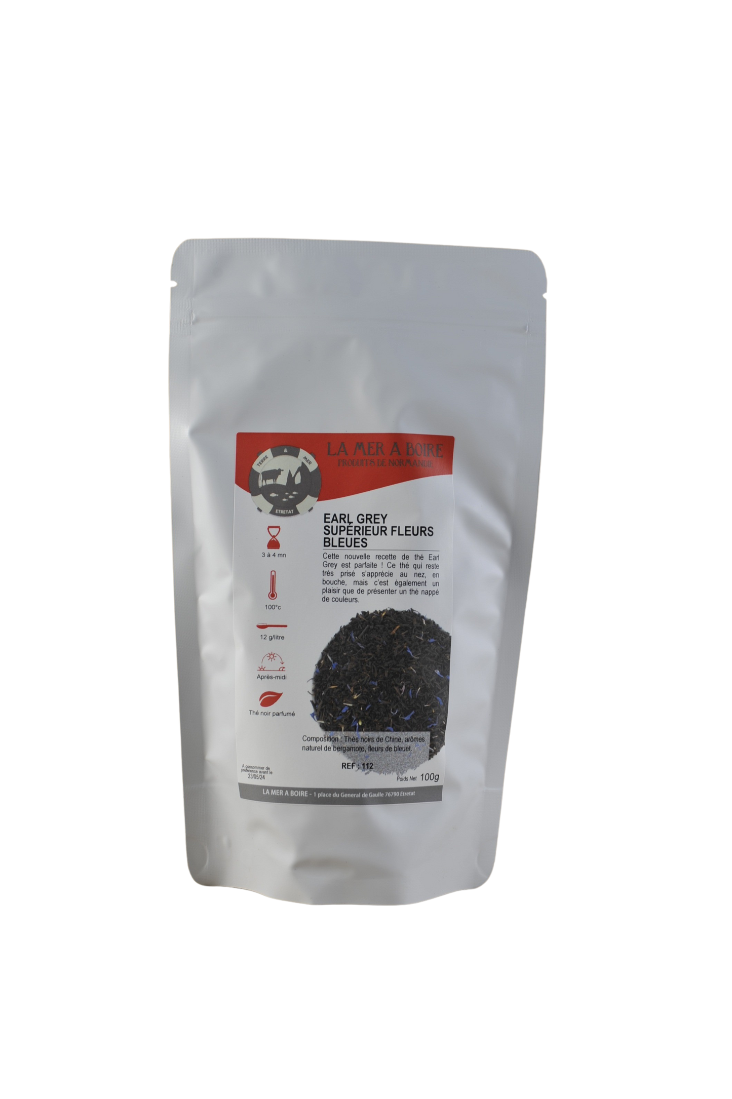 Earl Grey Supérieur Fleurs Bleues 100g