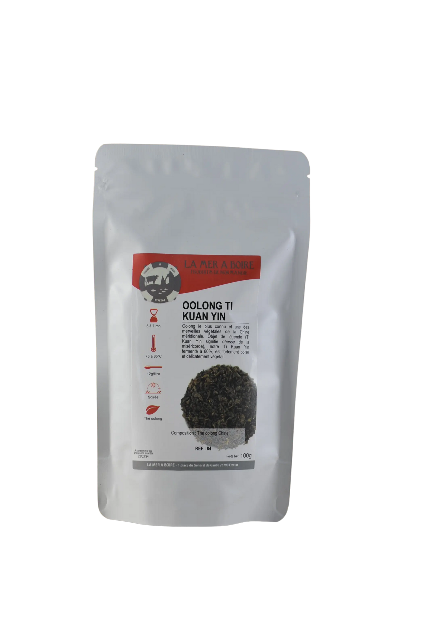 Oolong TI Kuan Yin 100g La mer à boire