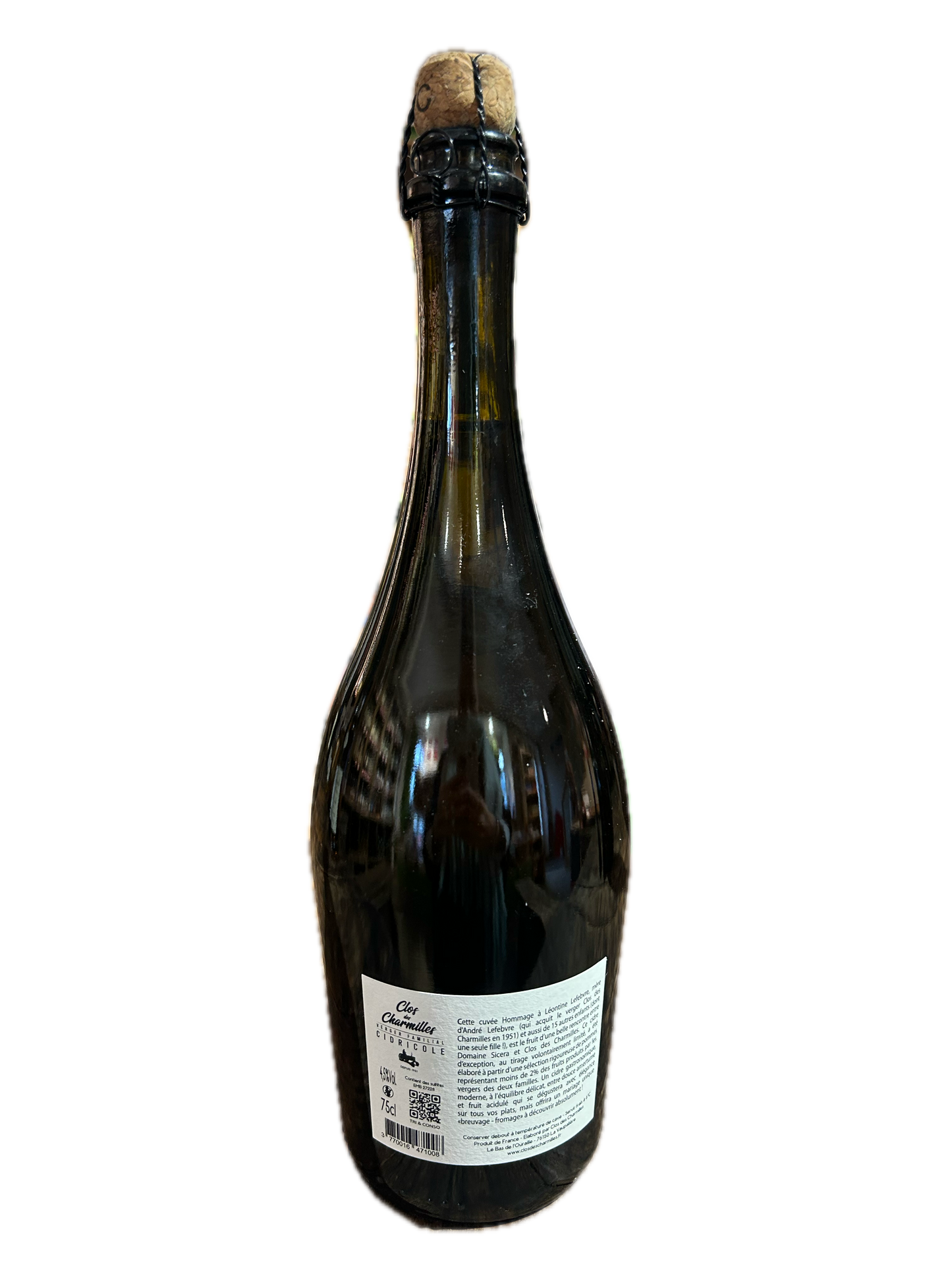 Cidre "Léontine" - Le Clos Des Charmilles Le Clos Des Charmilles