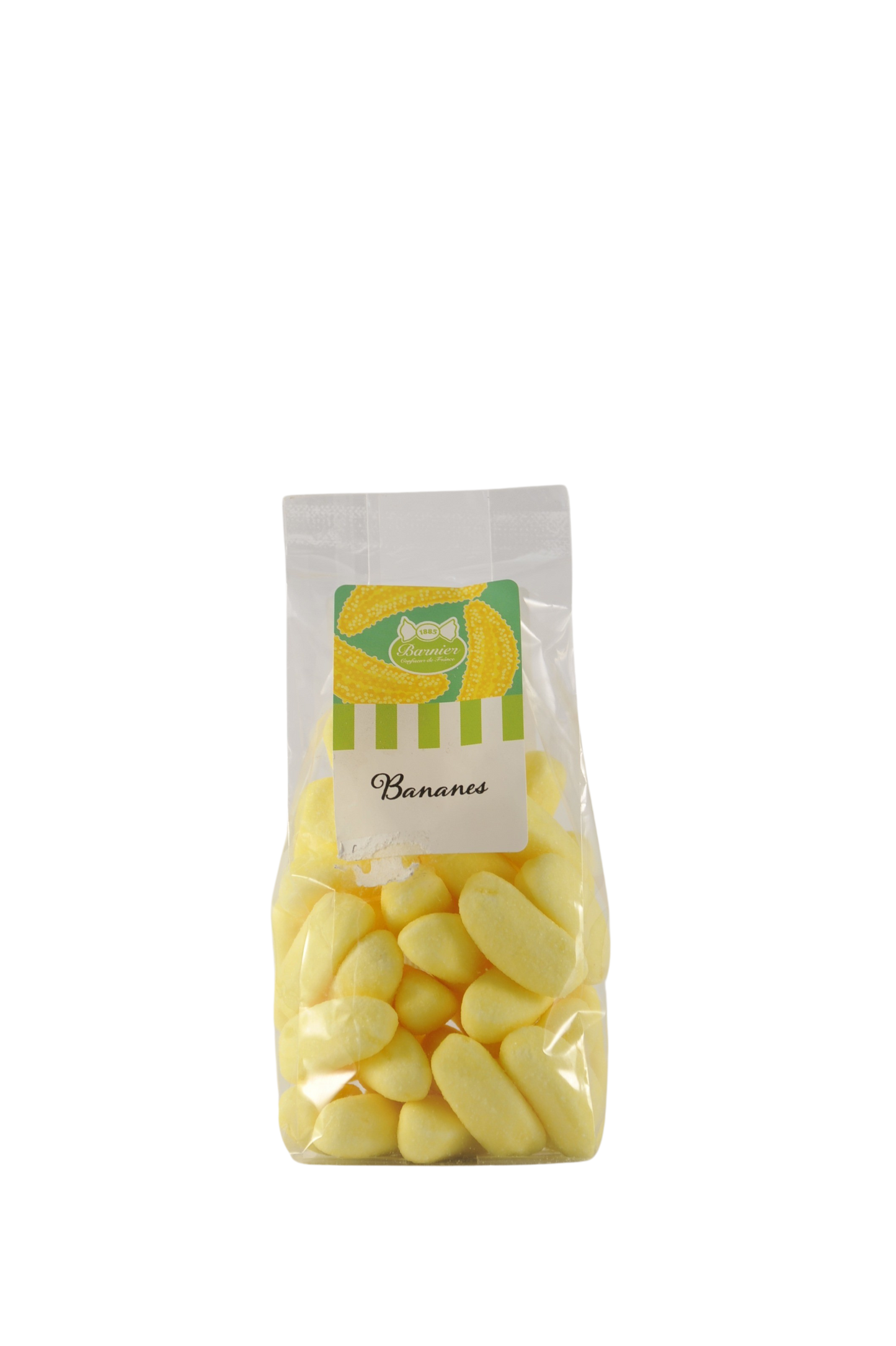 bonbons jaune en forme de bananes