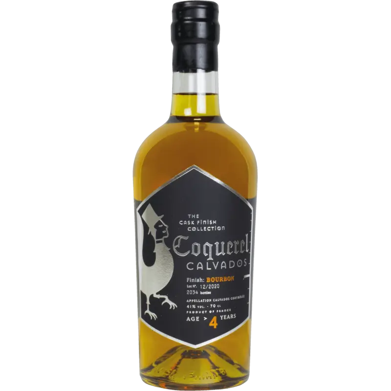 Calvados AOC 4 ans Coquerel Finish: Bourbon 41% domaine du Coquerel