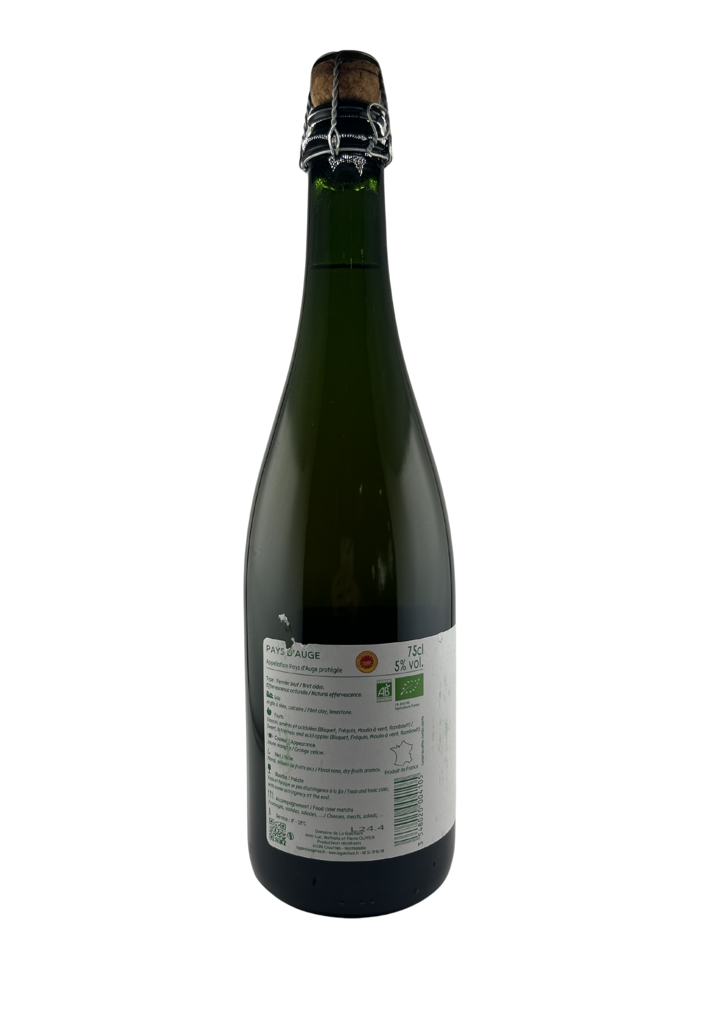 Cidre Brut Pays d'Auge BIO La Galotière