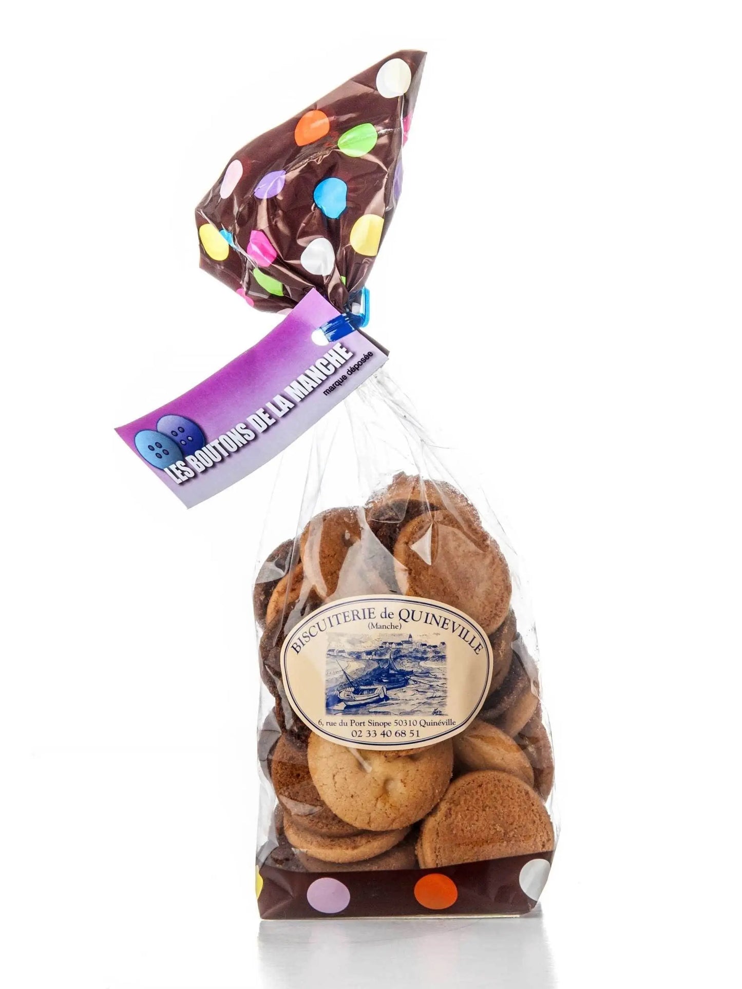 Boutons de la manche- Biscuiterie artisanale de Quineville 250g Biscuiterie artisanale de Quinéville