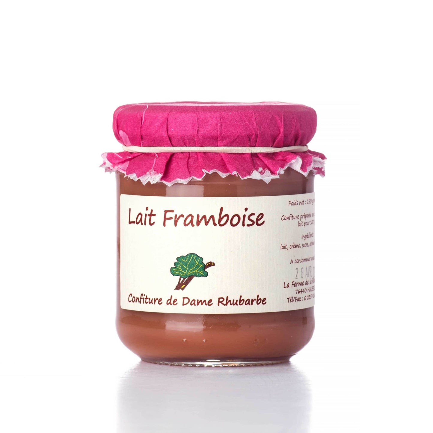 Lait framboise-confiture de lait 250g