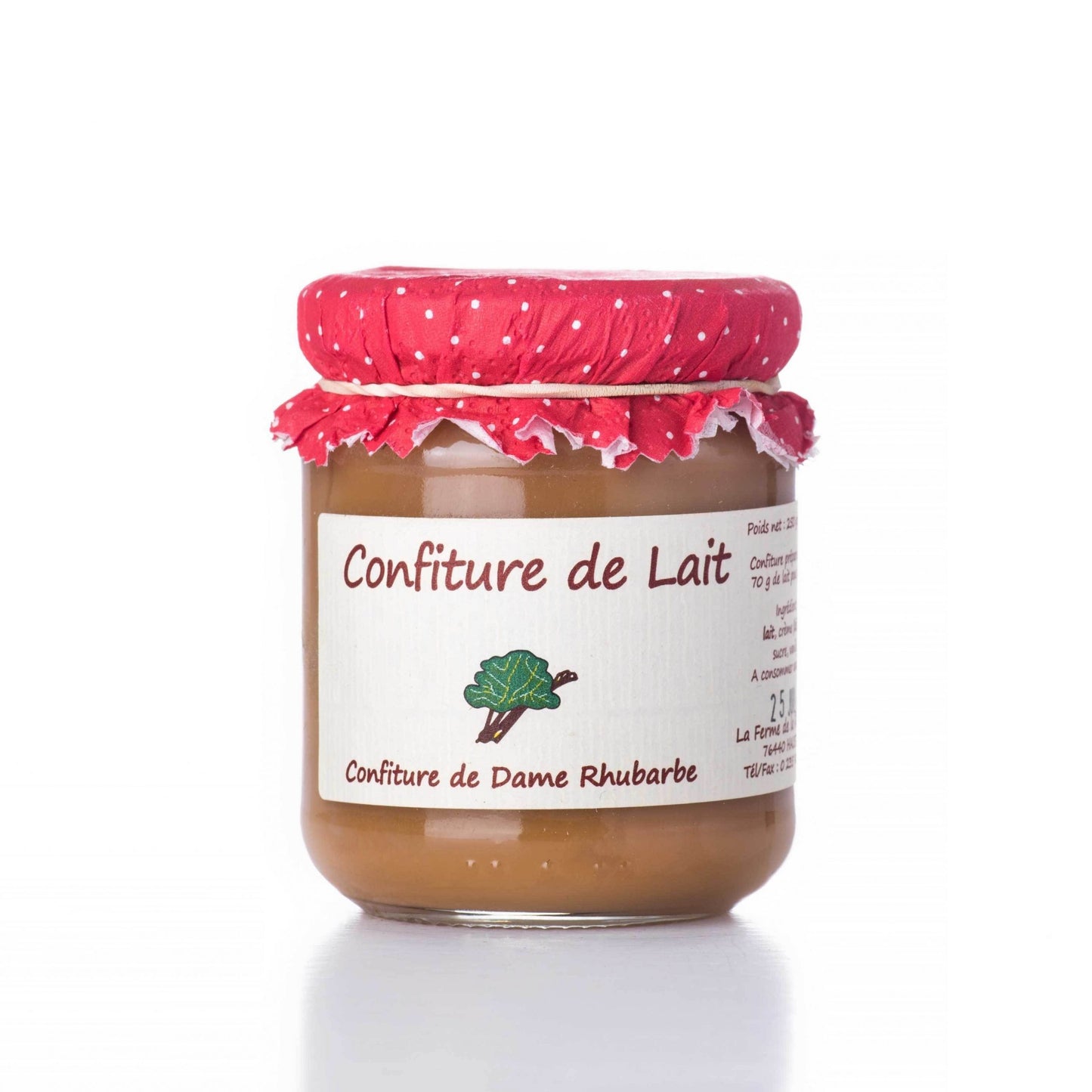 Lait nature-confiture de lait 250g