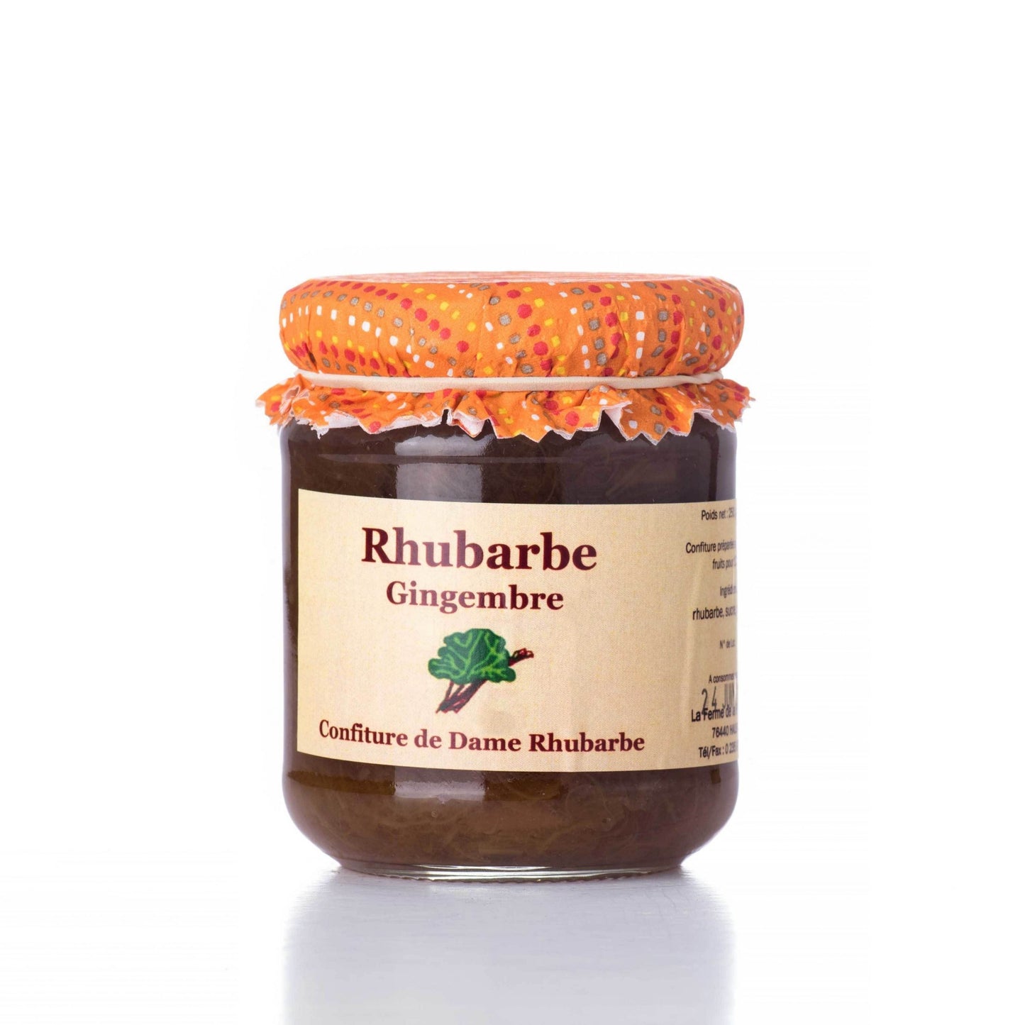 Rhubarb ginger-jam 250g