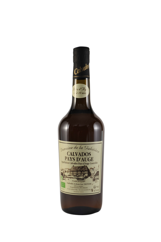 Calvados Pays d'Auge AOC Hors d'age 10 years La Galotière 42%