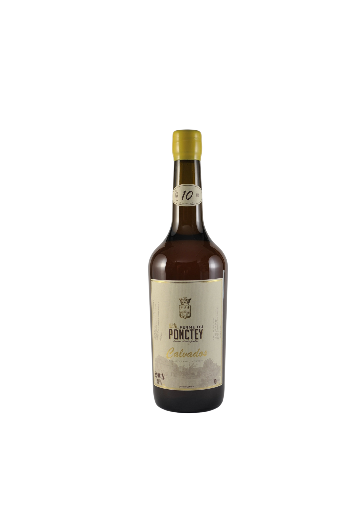 Calvados AOP 10 ans 41% - Ferme du Ponctey - 70cl