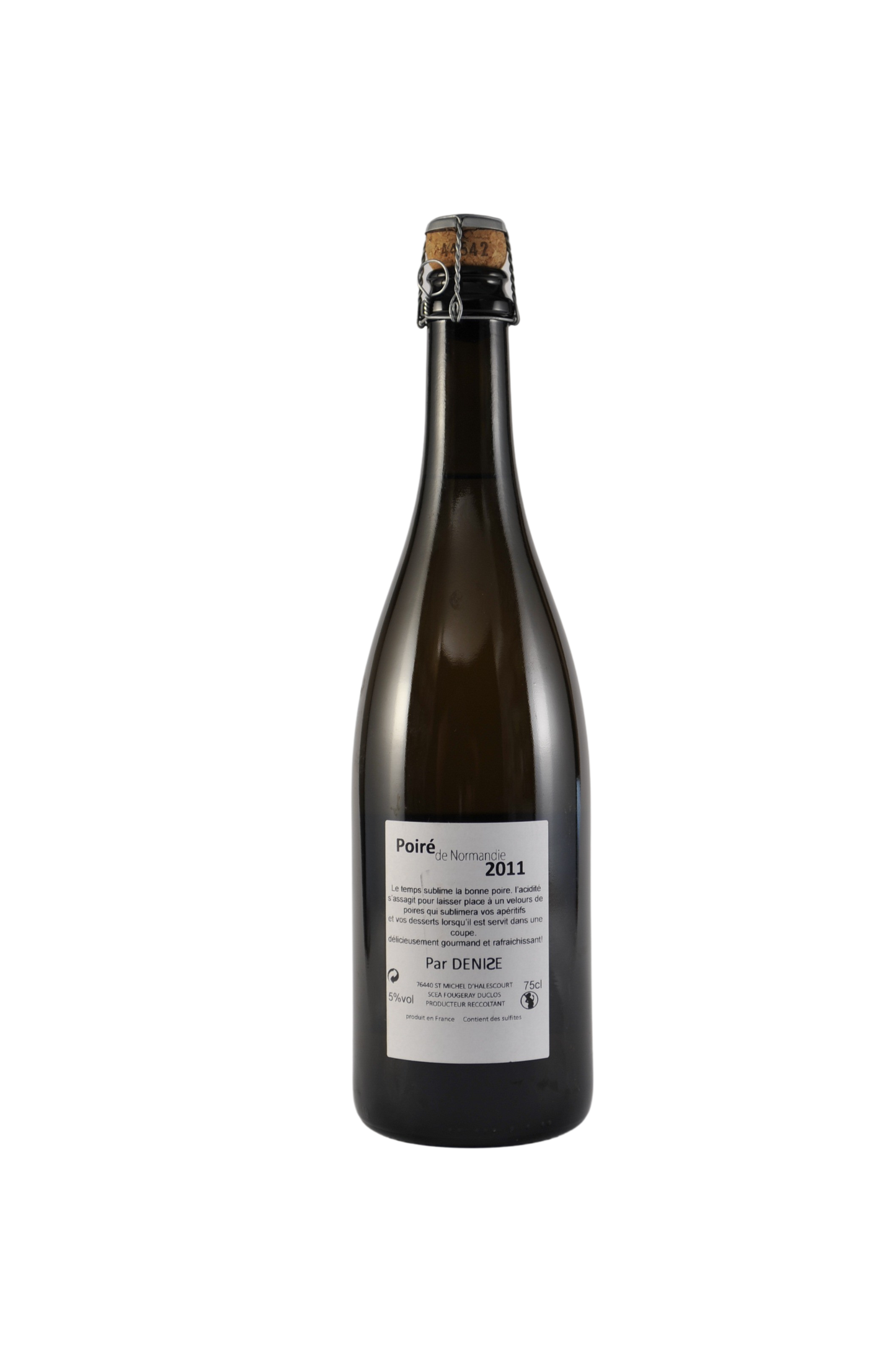 Poiré Denise - La bonne poire - 2011 - 75cl