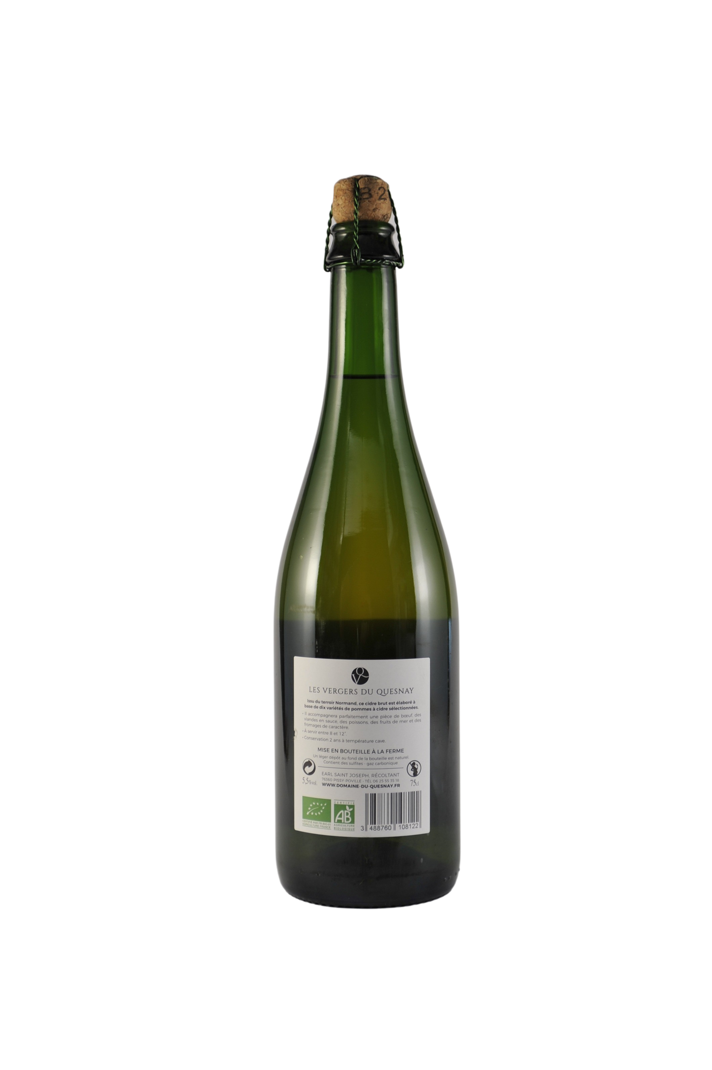 Cidre Brut BIO Les Vergers du Quesnay