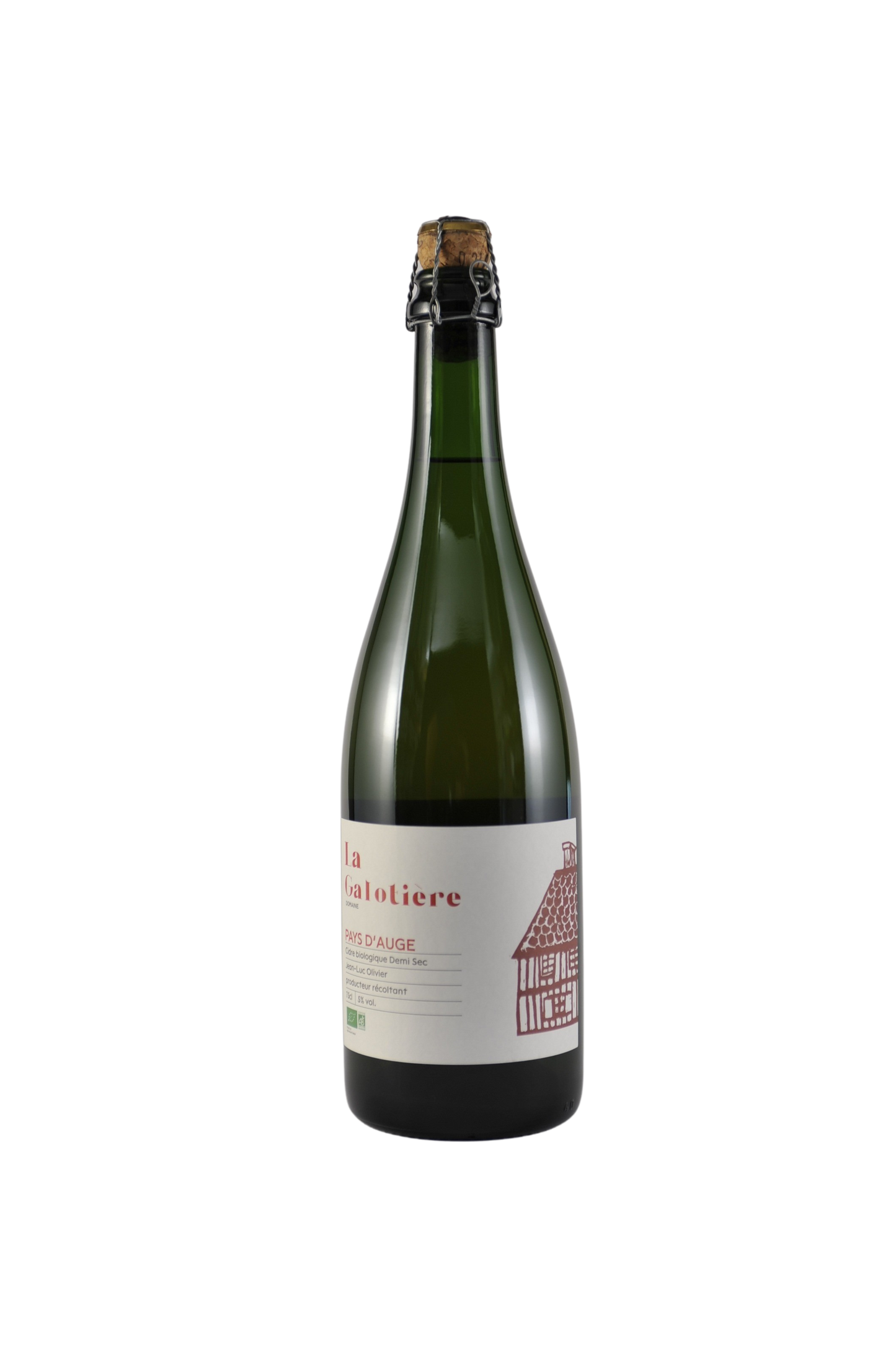 Cidre Demi-sec Pays d'Auge BIO La Galotière