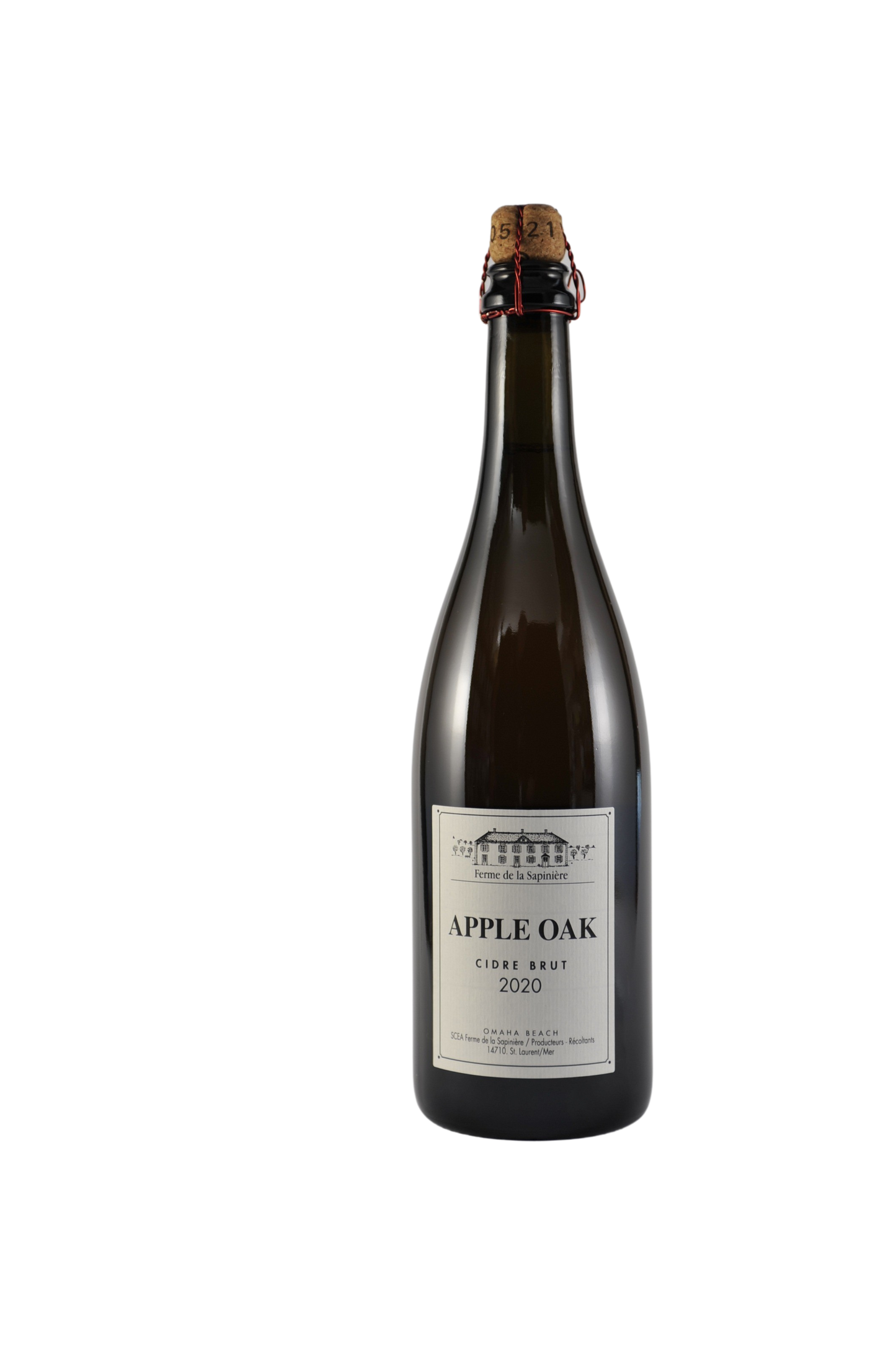 Apple OAK - Cidre Brut 2020 - Ferme de la Sapinière