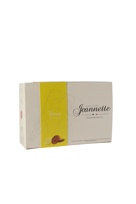 10 Madeleines au beurre d'Isigny AOP - Citron - Jeannette - 250g