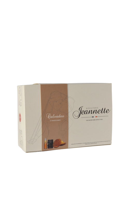 10 Madeleines au beurre d'Isigny AOP - Calvados - Jeannette - 250g
