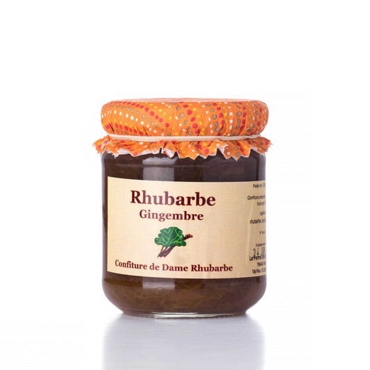 Rhubarbe gingembre- confiture 250g